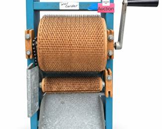 Fricke Hand-Crank Wool Drum Carding Machine