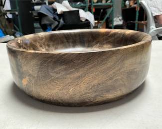 Buckeye Burl Wood Bowl Signed Don Walker (5/6)
