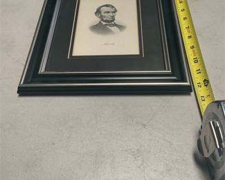 Framed Abraham Lincoln Portrait Print (5/5)