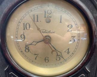 Warren Telechron Cathedral Bakelite Electric Mantel Clock (5/5)