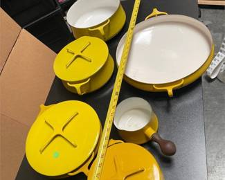 Dansk Kobenstyle Yellow Enamel Cookware (4/5)