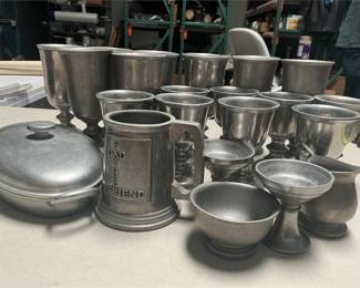 Wilton Armetale Plough Tavern Goblets & Tableware (3/7)