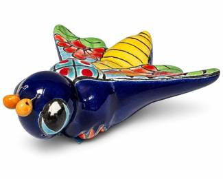 Hand-Painted Talavera Ceramic Bee Wall Decoration
