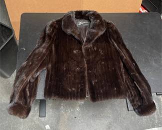 Dark Brown Mink Fur Jacket (2/6)