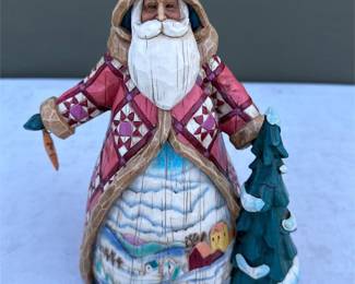 Jim Shore “Dashing Through the Snow” Santa Figurine (2/3)