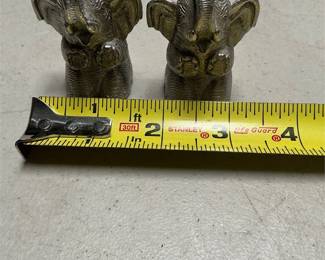 Pewter Baby Elephant Salt and Pepper Shakers (5/5)
