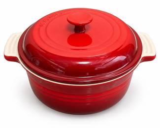 Le Creuset Heritage Red Stoneware Covered Casserole
