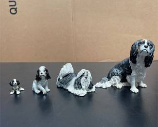 Sandicast Shih Tzu and Spaniel Dog Figurines (2/4)