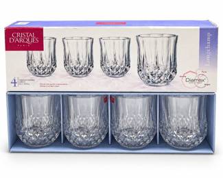 Cristal d’Arques Longchamp Double Old Fashioned Glasses