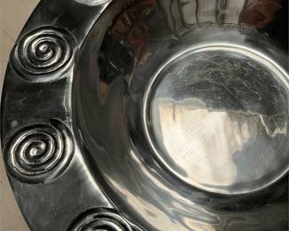 Old Town Imports Spiral Rim Aluminum Serving Bowl (5/6)
