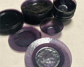Bormioli Rocco Palatina Amethyst Glass Dinnerware (4/5)