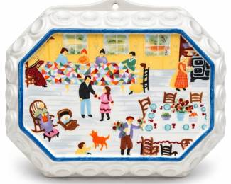 Omnibus Homestead Ceramic Wall Mold by Fitz and Floyd