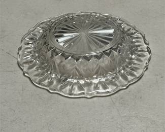 Anchor Hocking Pineapple Glass Butter Dish Base (3/5)