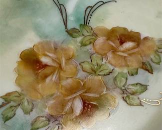 Charles Martin Limoges Hand-Painted Floral Plate (5/6)