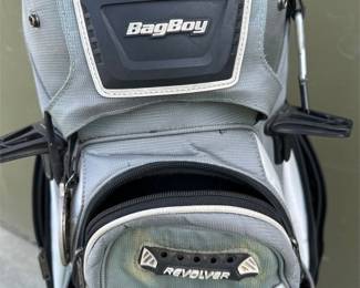 Bag Boy Revolver Golf Cart Bag with Assorted Clubs (3/3)