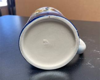Bavarian Coat of Arms Blue Ceramic Lidded Beer Stein (4/4)