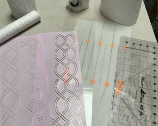 Triangles on a Roll Quilting Papers, Stencils & Ruler (5/5)