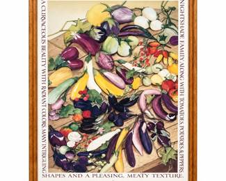Fetzer “The World of Eggplant” Framed Poster