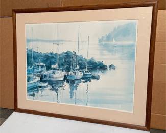 Brent Heighton Break Water Framed Print (2/4)