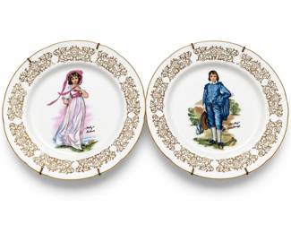 Giftcraft Pinky & Blue Boy Decorative Wall Plates