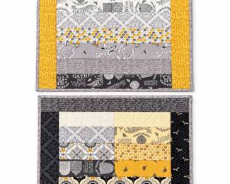 Bee-Themed Quilted Patchwork Table Mats