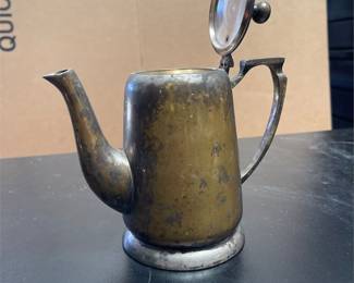 Silver-Plated Teapot with Hinged Lid (5/5)