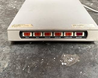 Desktop Computer Power Control Center with Five Outlets