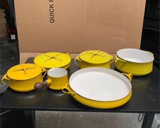 Dansk Kobenstyle Yellow Enamel Cookware (2/5)