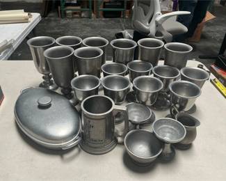 Wilton Armetale Plough Tavern Goblets & Tableware (2/7)