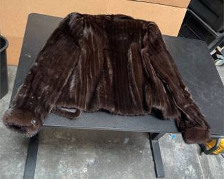 Dark Brown Mink Fur Jacket (5/6)