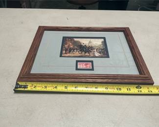 After Don Stivers “The Proffered Wreath” Framed Print & Stamp (5/5)