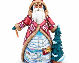 Jim Shore “Dashing Through the Snow” Santa Figurine