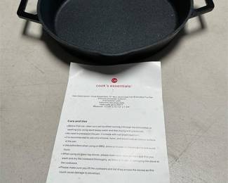 Cook’s Essentials 10-Inch Nonstick Cast Iron Everyday Fry Pan