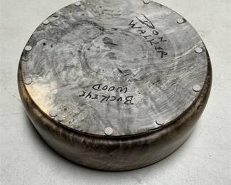 Buckeye Burl Wood Bowl Signed Don Walker (3/6)