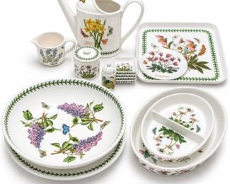 Portmeirion Botanic Garden Serving Bowls, Platter & Tray