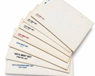 USPS Commemorative Stamp Mint Sets, 1973–1978