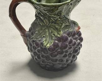 Olfaire Majolica Grape Cluster Pitcher (2/5)