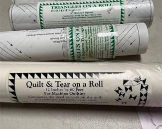 Triangles on a Roll Quilting Papers, Stencils & Ruler (4/5)