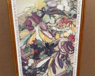 Fetzer “The World of Eggplant” Framed Poster (2/2)