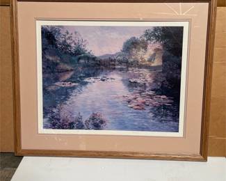 Lynn Gertenbach Monet's Pond Framed Print (4/6)