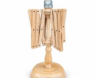 Wooden Tabletop Umbrella Yarn Swift