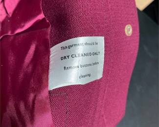 Cropped Berry Wool Jacket (6/6)