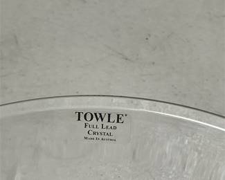 Towle Austrian Full Lead Crystal Footed Bowl (4/5)