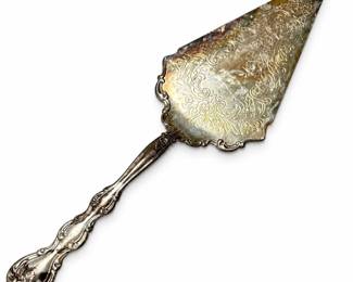 Ornate Silverplate Cake and Pie Server