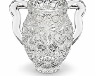 L.E. Smith Daisy & Button Urn Toothpick Holder