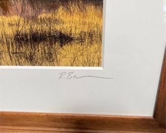 Signed Framed Autumn Landscape Photograph (2/3)
