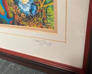 Susan J. Berg “Gizzy Moto” Framed Giclée Print (3/4)