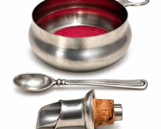Selandia 449 Stainless Bowl, Spoon & Bottle Pourer