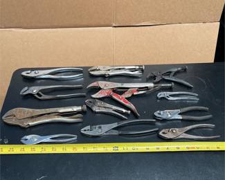 Assorted Locking and Slip-Joint Pliers (3/3)