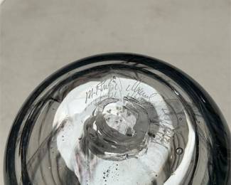 M. Rhys Williams Swirled Art Glass Vase (4/6)